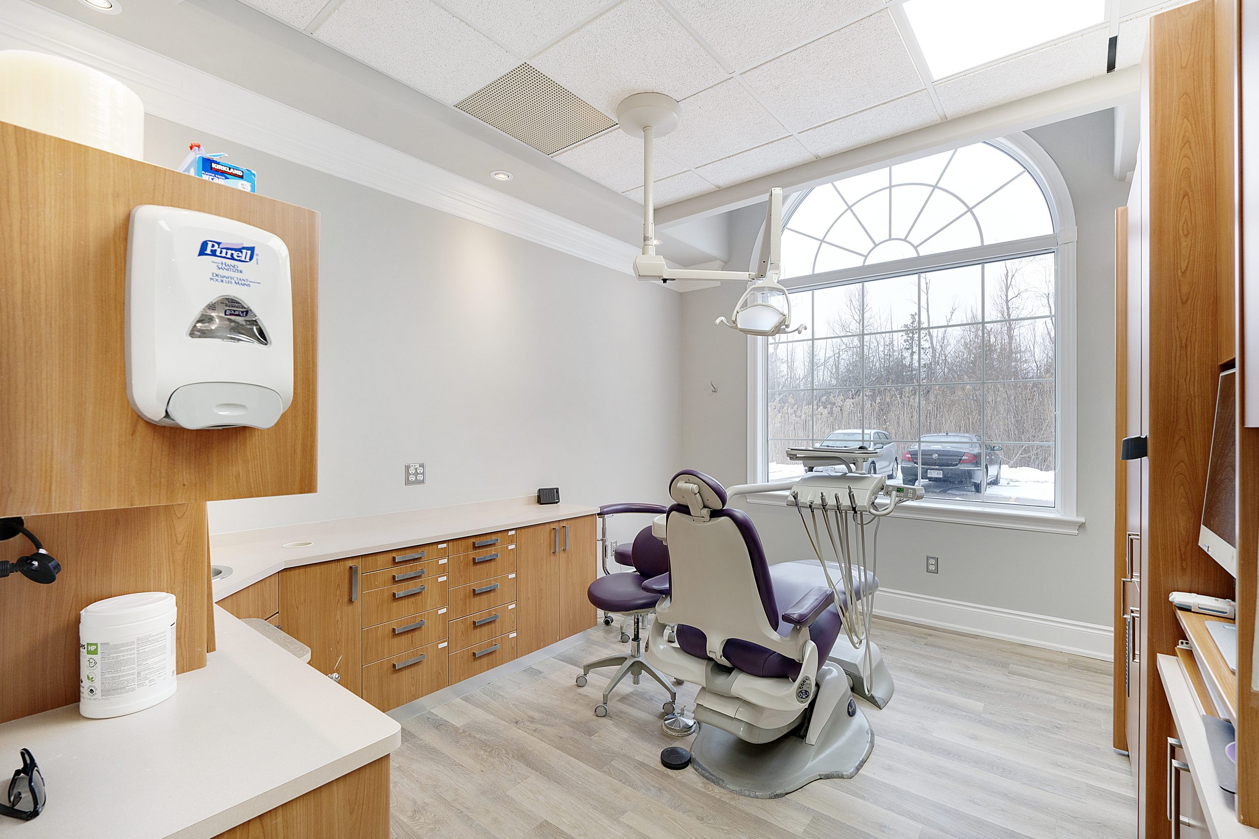 Kids at their first dental visit