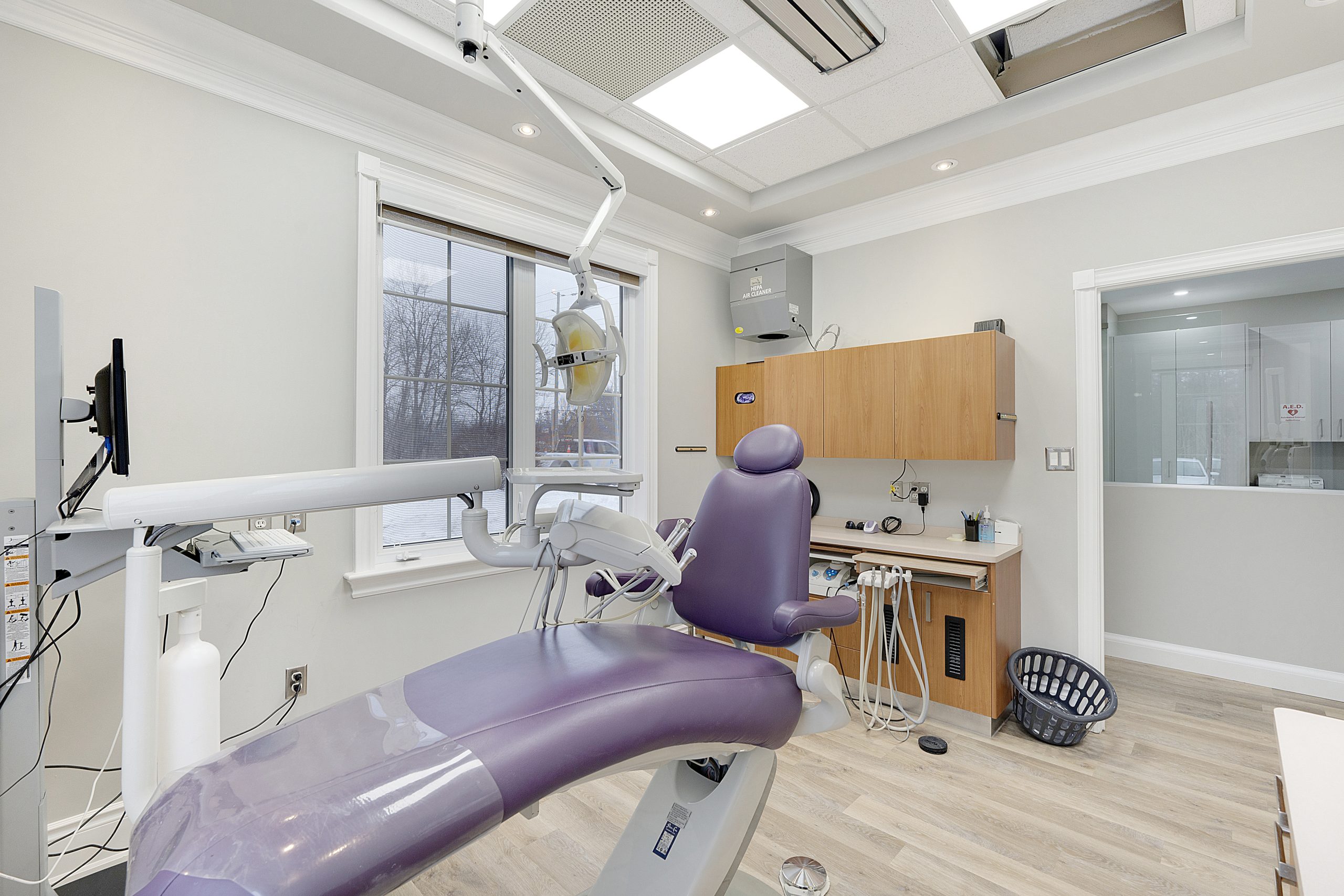 Dental assistant preparing